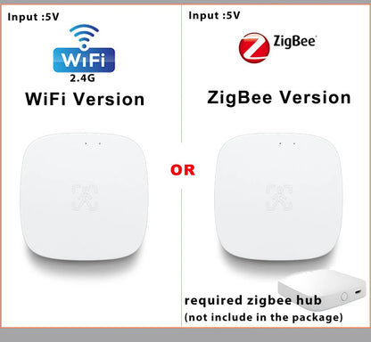 ZY-M100 Tuya WiFi & Zigbee Presence Sensor – mmWave Radar Motion & Light Detection Monitor
