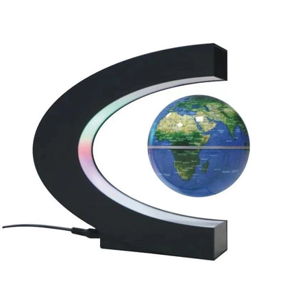 Cool Tech Spinning Globe Office Decor Gadget or Room Desk Toys Accessories for Men Boss Birthday Unique Geography Gifts