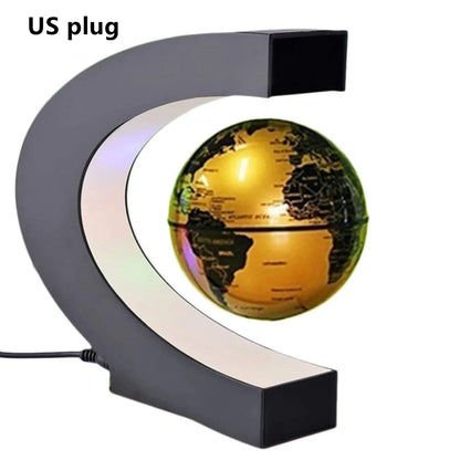 Cool Tech Spinning Globe Office Decor Gadget or Room Desk Toys Accessories for Men Boss Birthday Unique Geography Gifts