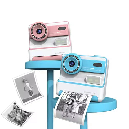 T 2025 New Arrival Dual Lens Instant Print Camera for Kids Vintage Camera in Travel with Thermal Print Function