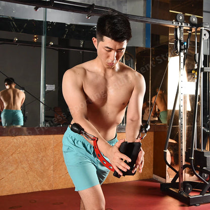 Lat Pull Down T-Bar Handle – Rotating Row V-Bar Cable Attachment for Back Training | Gym Pulley Grip 💪🏋️