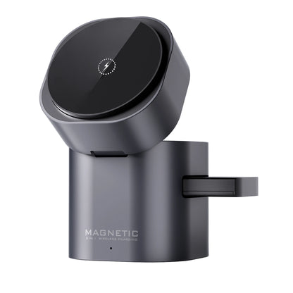 Luxury 2025 Foldable Magnetic 3-in-1 Wireless Charger – 15W Auto Touch for iPhone 16/17