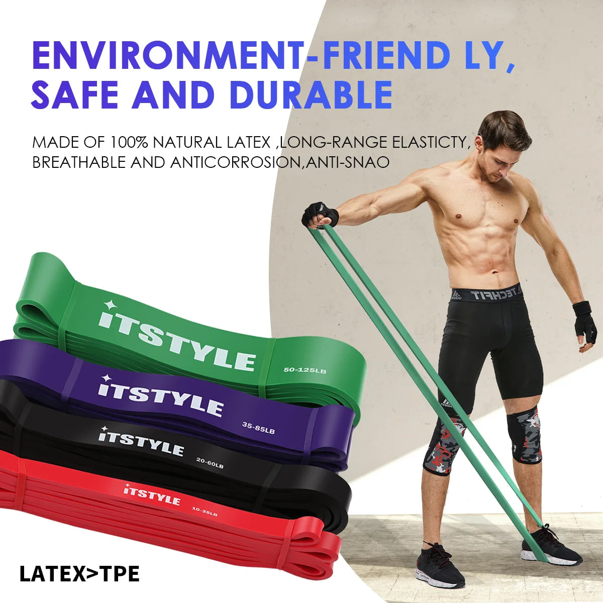 Heavy-Duty Resistance Bands – 41" Power & Pull-Up Assist