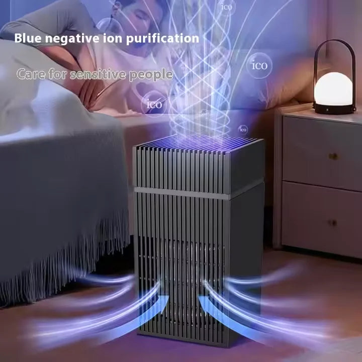 Compact Home Air Purifier – Negative Ion Smoke & PM2.5 Remover