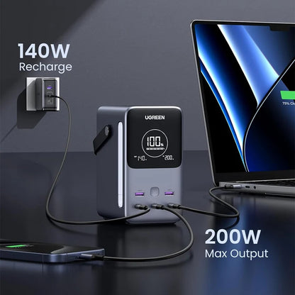 UGREEN 300W Power Station – 48,000mAh Fast-Charging 6-in-1 Portable Power Bank