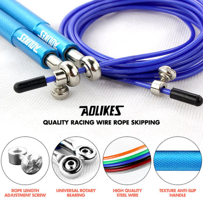 AOLIKES Fast Skipping Rope for MMA & Boxing