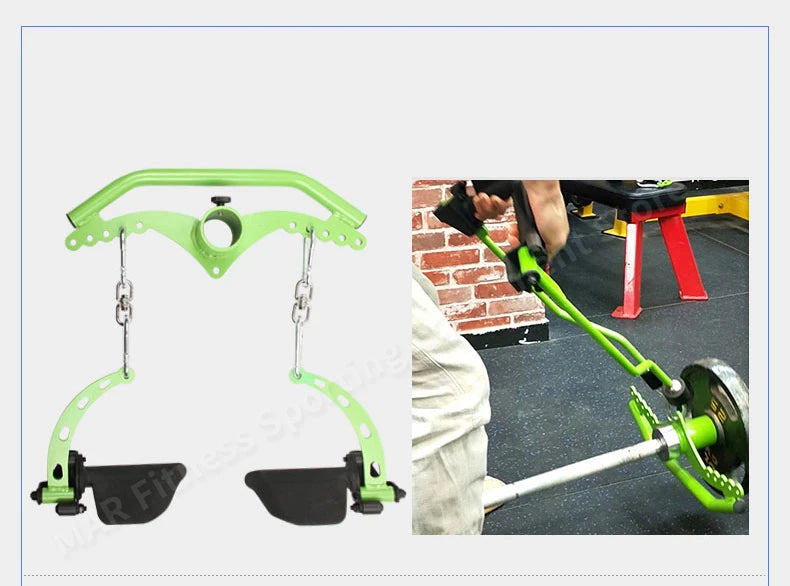 Lat Pull Down T-Bar Handle – Rotating Row V-Bar Cable Attachment for Back Training | Gym Pulley Grip 💪🏋️