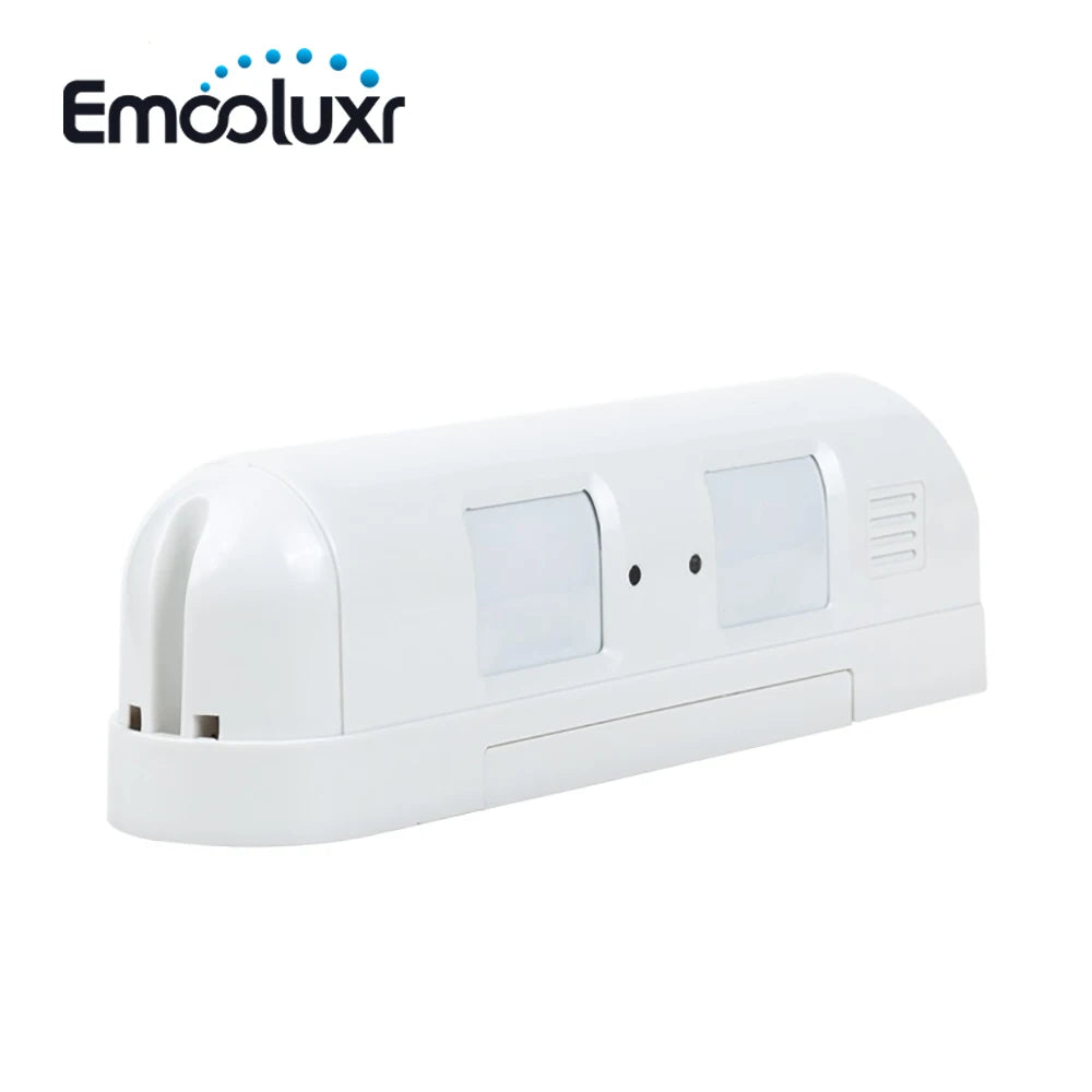 Outdoor Dual-Tech PIR Curtain Sensor – 24m Long-Range Wired Security Alarm