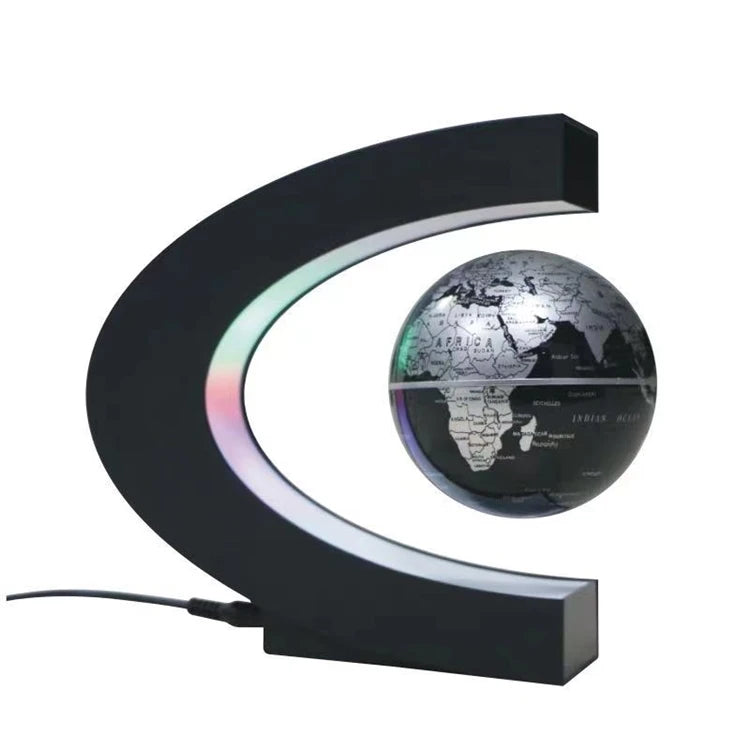Cool Tech Spinning Globe Office Decor Gadget or Room Desk Toys Accessories for Men Boss Birthday Unique Geography Gifts
