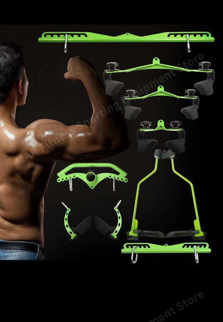 Lat Pull Down T-Bar Handle – Rotating Row V-Bar Cable Attachment for Back Training | Gym Pulley Grip 💪🏋️