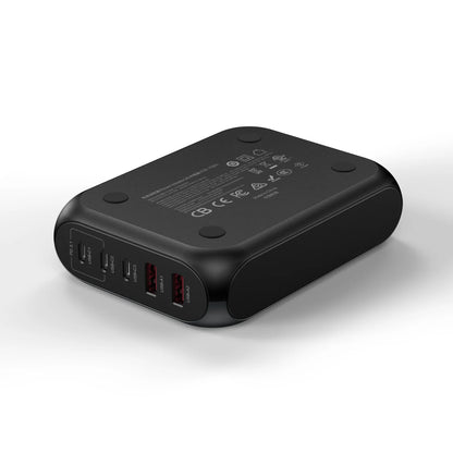 188W GaN PD3.1 Fast Desktop Charger – 5-Port Multi-Device Phone & Laptop Charging Hub