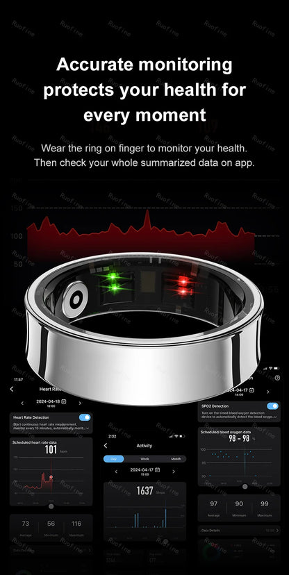 Qring R09/R06 Smart Fitness Tracker Ring