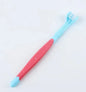 3-Sided Pet Toothbrush Dog Plastic Toothbrush Removing Bad Breath Tartar Cleaning Mouth Pet Dental Care Cat Cleaning Mouth