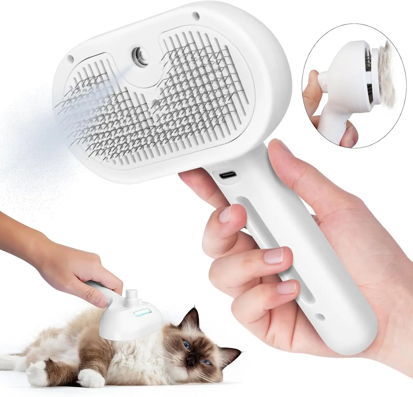 Pet Spray Grooming Comb Remove Floating Hair Fluffs Hair Water Steam Comb Styling for Dogs Cats accessories