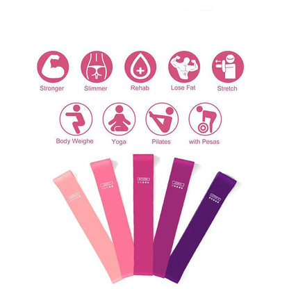 Fitness Elastic Resistance Bands – Yoga, Pilates & Home Workout Stretch Bands | Full-Body Training Gym Equipment 🏋️‍♀️🧘‍♂️