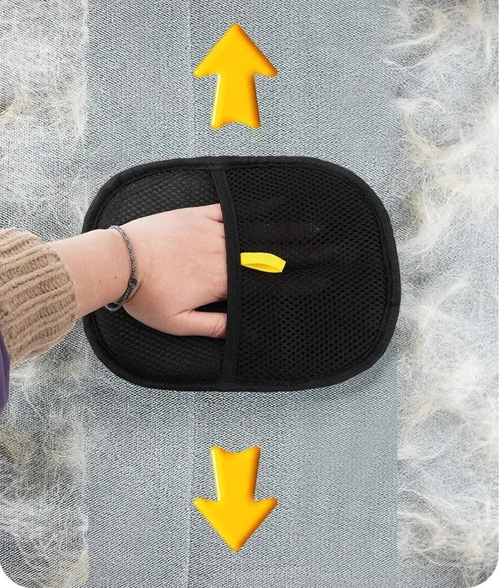 Pet Electrostatic Hair Removal Gloves Two-way Bristle Collection Cat Dog Hair Sticky Hair Artifact Pets Glove