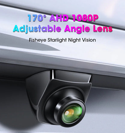 720P Camera AHD Switch CVBS Night Vision IP68 Waterproof 170° Degree Fisheye Golden Lens Full HD Vehicle Backup Rear View Camer