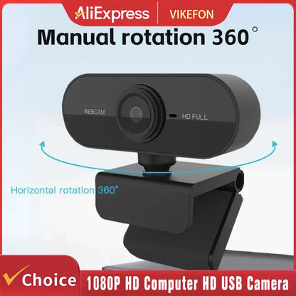 Camera 1080P HD Computer HD USB Camera Built In Microphone USB Network Camera Web Camera For Work With Microphone Tripod