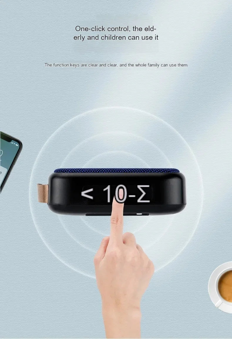 Portable Fabric Bluetooth Speaker, Wireless Connection, Outdoor Sports, Stereo Audio, Support Tf Card, Mobile Phone, Universal