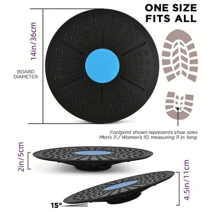 Balance Training Board – Fitness Stability Pedal for Rehab, Core Strength & Sensory Training 🏋️‍♂️🌀