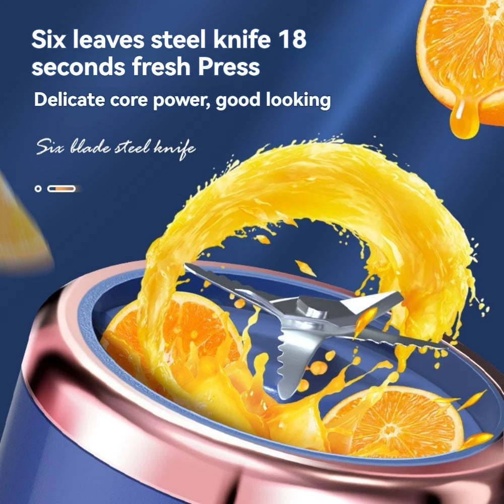 Compact USB Rechargeable Juice Mixer Cup