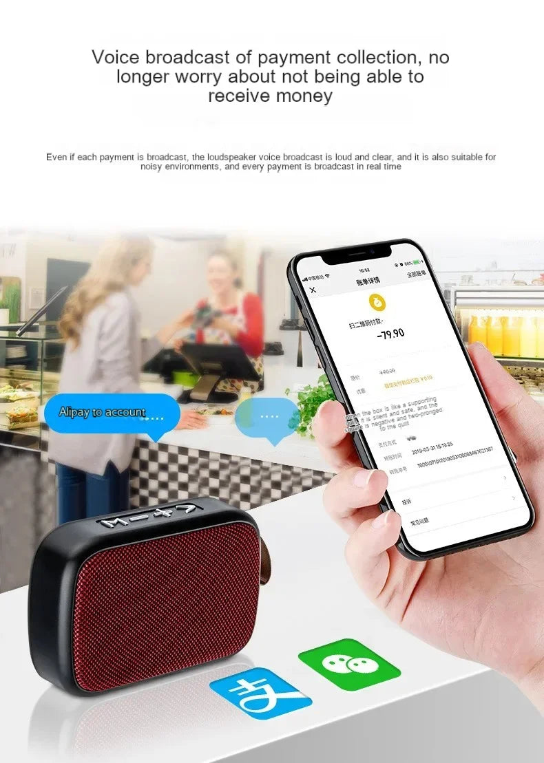 Portable Fabric Bluetooth Speaker, Wireless Connection, Outdoor Sports, Stereo Audio, Support Tf Card, Mobile Phone, Universal