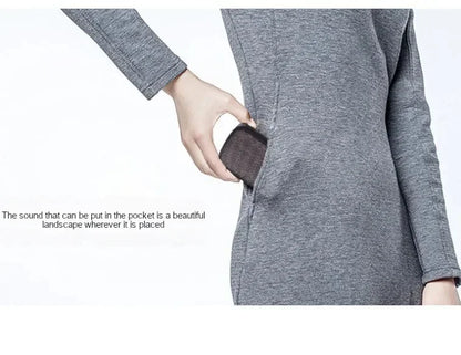 Portable Fabric Bluetooth Speaker, Wireless Connection, Outdoor Sports, Stereo Audio, Support Tf Card, Mobile Phone, Universal