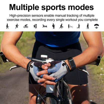 1ATM Waterproof Smart Fitness Bracelet – Heart Rate, Sleep & Step Tracker