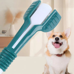 Pet Dental Care Toothbrush – 3-Sided Cleaning for Dogs & Cats
