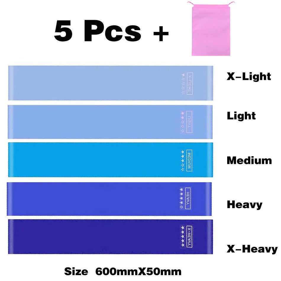 Fitness Elastic Resistance Bands – Yoga, Pilates & Home Workout Stretch Bands | Full-Body Training Gym Equipment 🏋️‍♀️🧘‍♂️