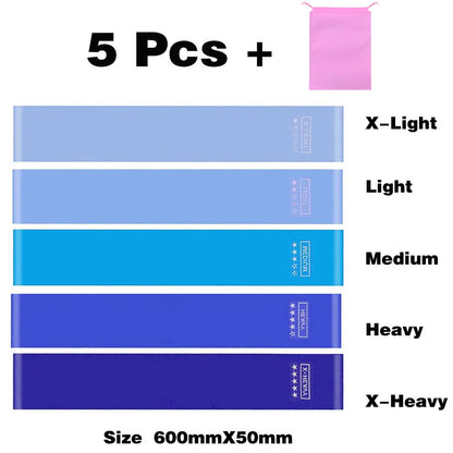 Fitness Elastic Resistance Bands – Yoga, Pilates & Home Workout Stretch Bands | Full-Body Training Gym Equipment 🏋️‍♀️🧘‍♂️