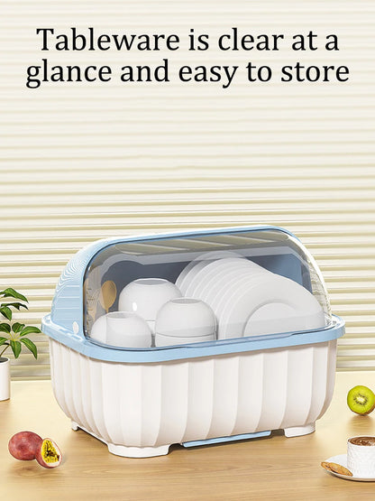 Multipurpose Kitchen Drain Cabinet with Lid & Utensil Organizer