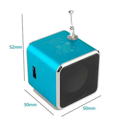 Portable Mini FM Radio & MP3 Music Player – Compact Digital Speaker