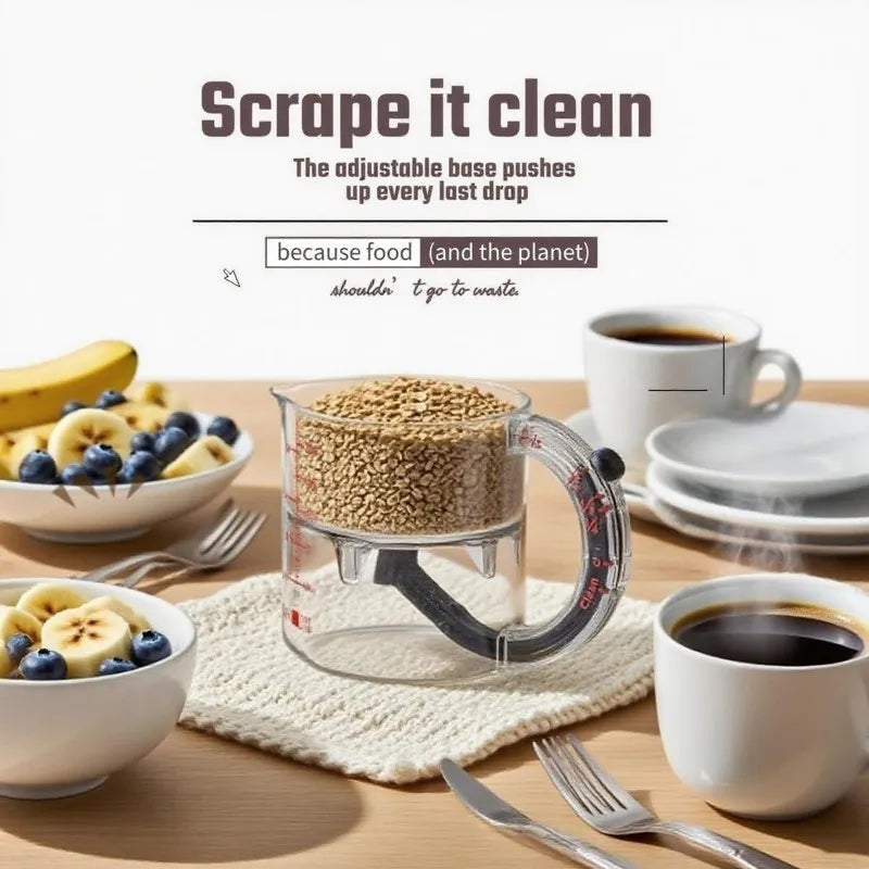 4-in-1 Adjustable Multifunction Measuring Cup