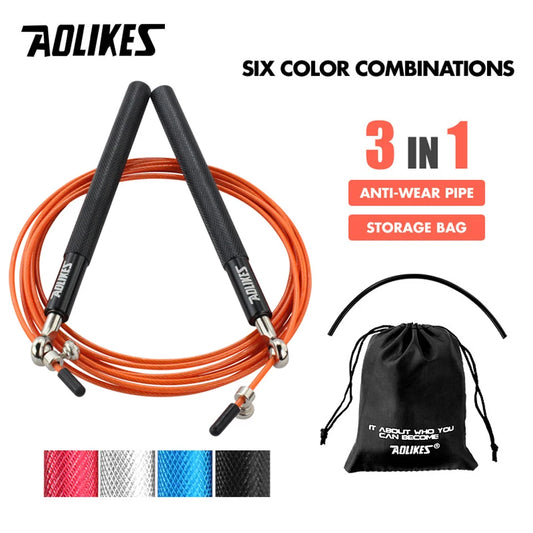 AOLIKES Fast Skipping Rope for MMA & Boxing