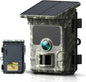 30MP 2K Solar Panel Hunting Camera Infrared Night Vision Monitoring Wildlife Trap Trail Camera Video Photo Recorder Cam