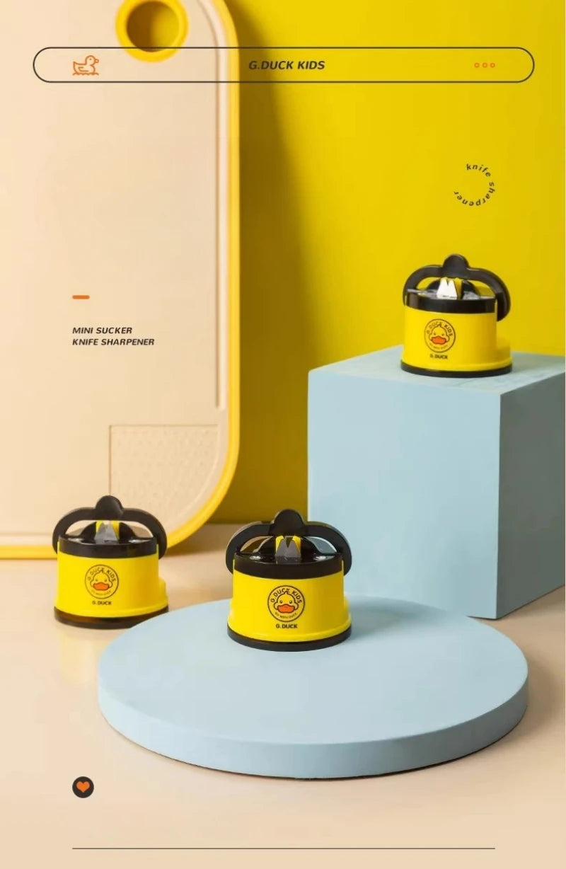 Suction-Base Knife Sharpener for Chef and Damascus Knives