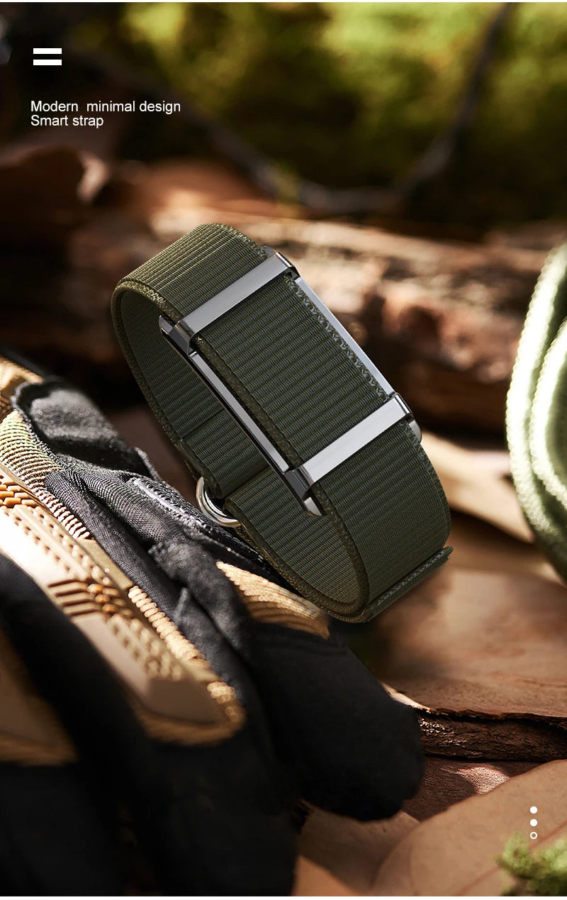 1ATM Waterproof Smart Fitness Bracelet – Heart Rate, Sleep & Step Tracker