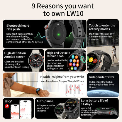 IGPSPORT GPS Smart Sports Watch – Multi-Sport Fitness & Data Tracking