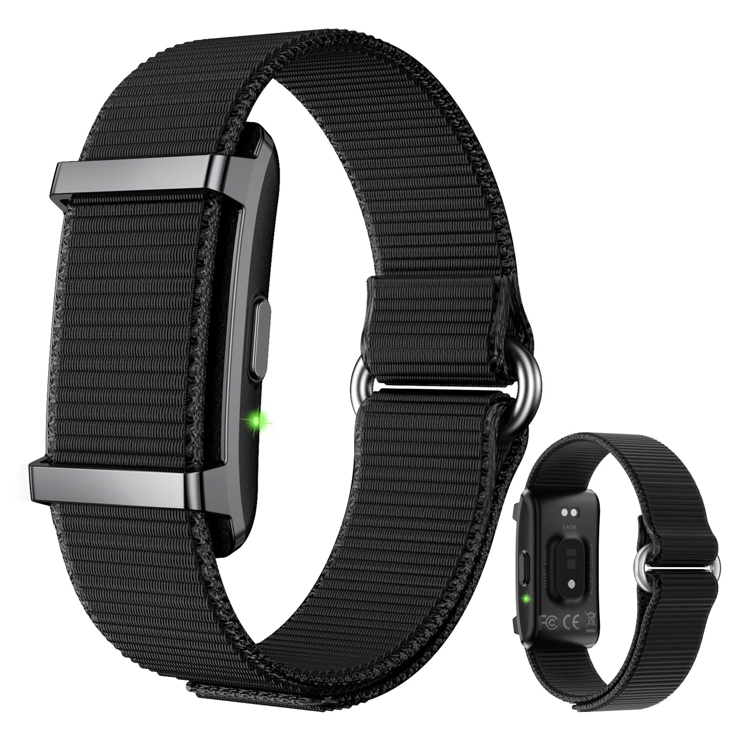 1ATM Waterproof Smart Fitness Bracelet – Heart Rate, Sleep & Step Tracker