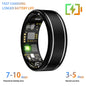 Smart Fitness Ring – Heart Rate, SpO₂, BP & Sleep Tracking for Men & Women