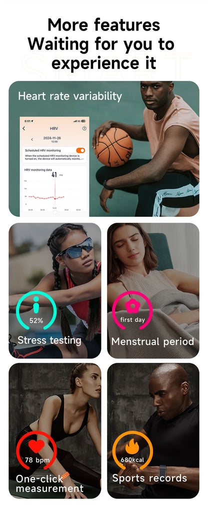 New Sport Fitness Tracker Smart Bracelet Heart Rate Blood Pressure Monitor Pedometer Call Reminder Smartwatch Band for Men Women