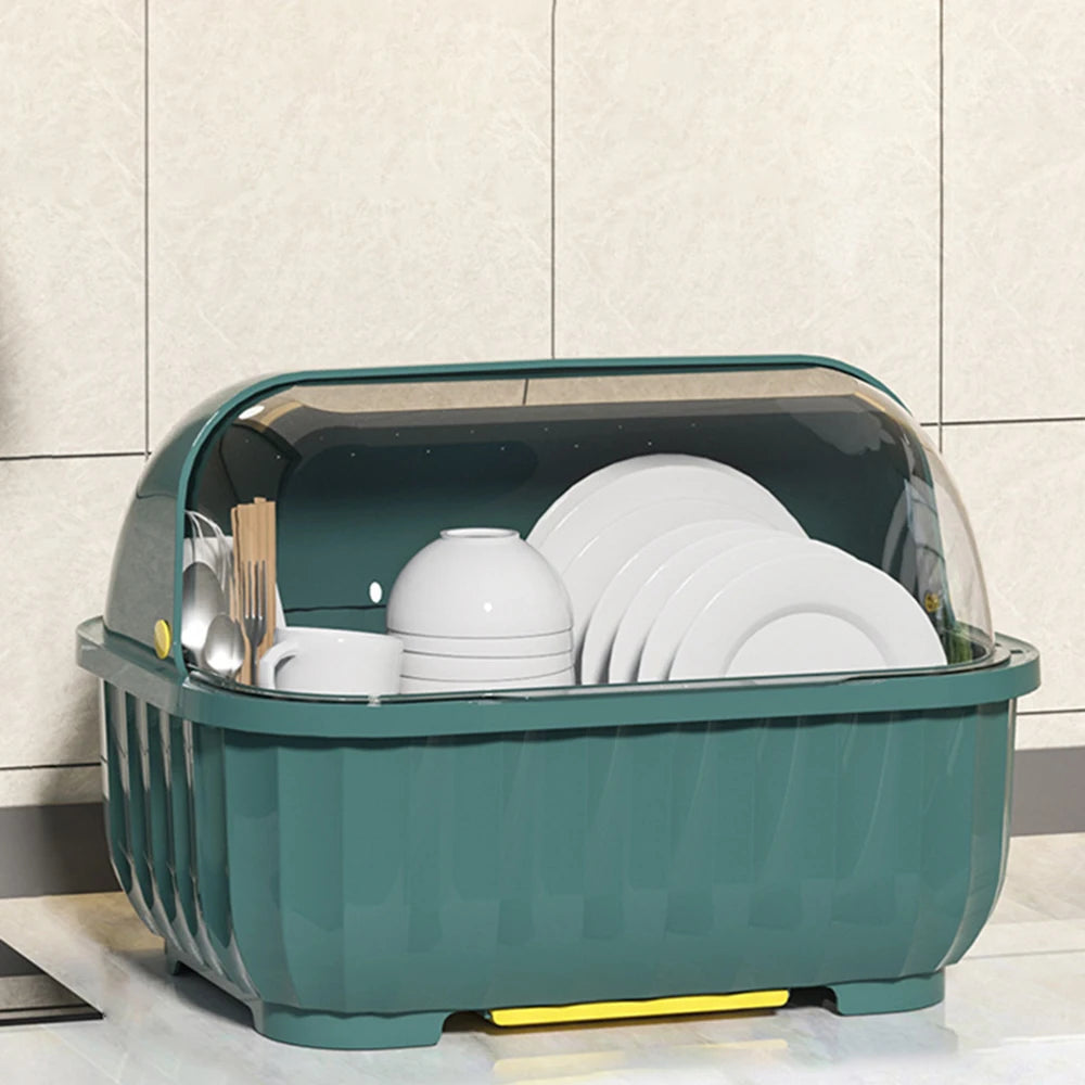 Multipurpose Kitchen Drain Cabinet with Lid & Utensil Organizer