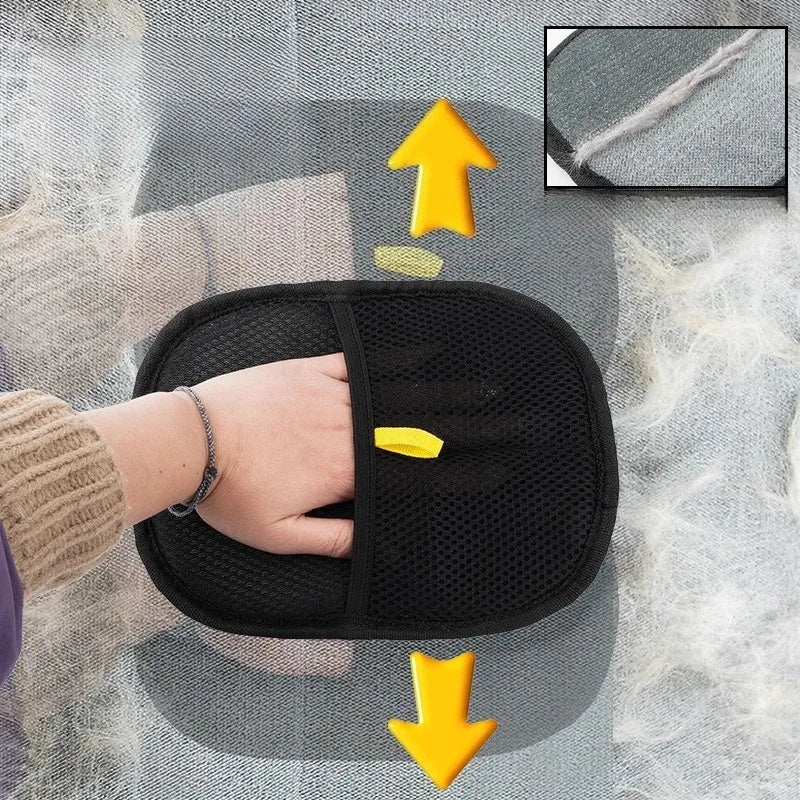 Pet Electrostatic Hair Removal Gloves Two-way Bristle Collection Cat Dog Hair Sticky Hair Artifact Pets Glove
