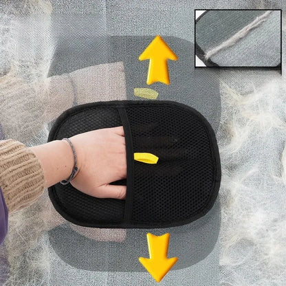 Pet Electrostatic Hair Removal Gloves Two-way Bristle Collection Cat Dog Hair Sticky Hair Artifact Pets Glove