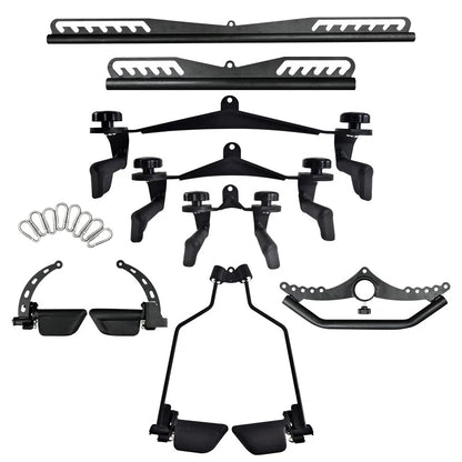 Lat Pull Down T-Bar Handle – Rotating Row V-Bar Cable Attachment for Back Training | Gym Pulley Grip 💪🏋️