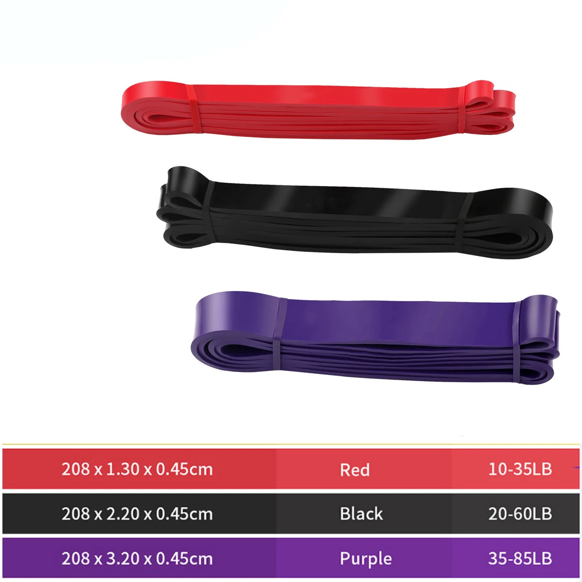 Heavy-Duty Resistance Bands – 41" Power & Pull-Up Assist