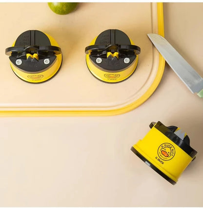 Suction-Base Knife Sharpener for Chef and Damascus Knives