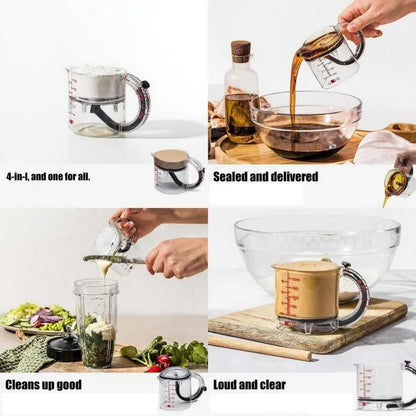 4-in-1 Adjustable Multifunction Measuring Cup