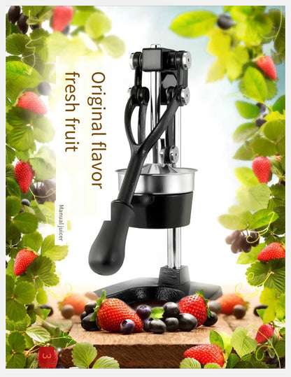 Cast-Iron Hand-Press Juicer for Citrus Fruits